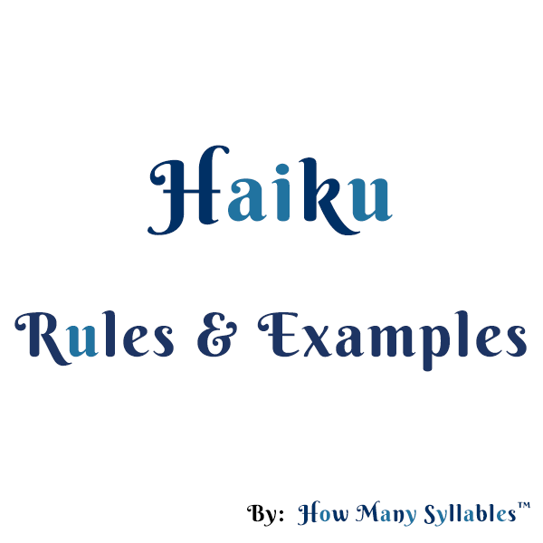 haiku structure